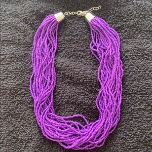 Purple necklace